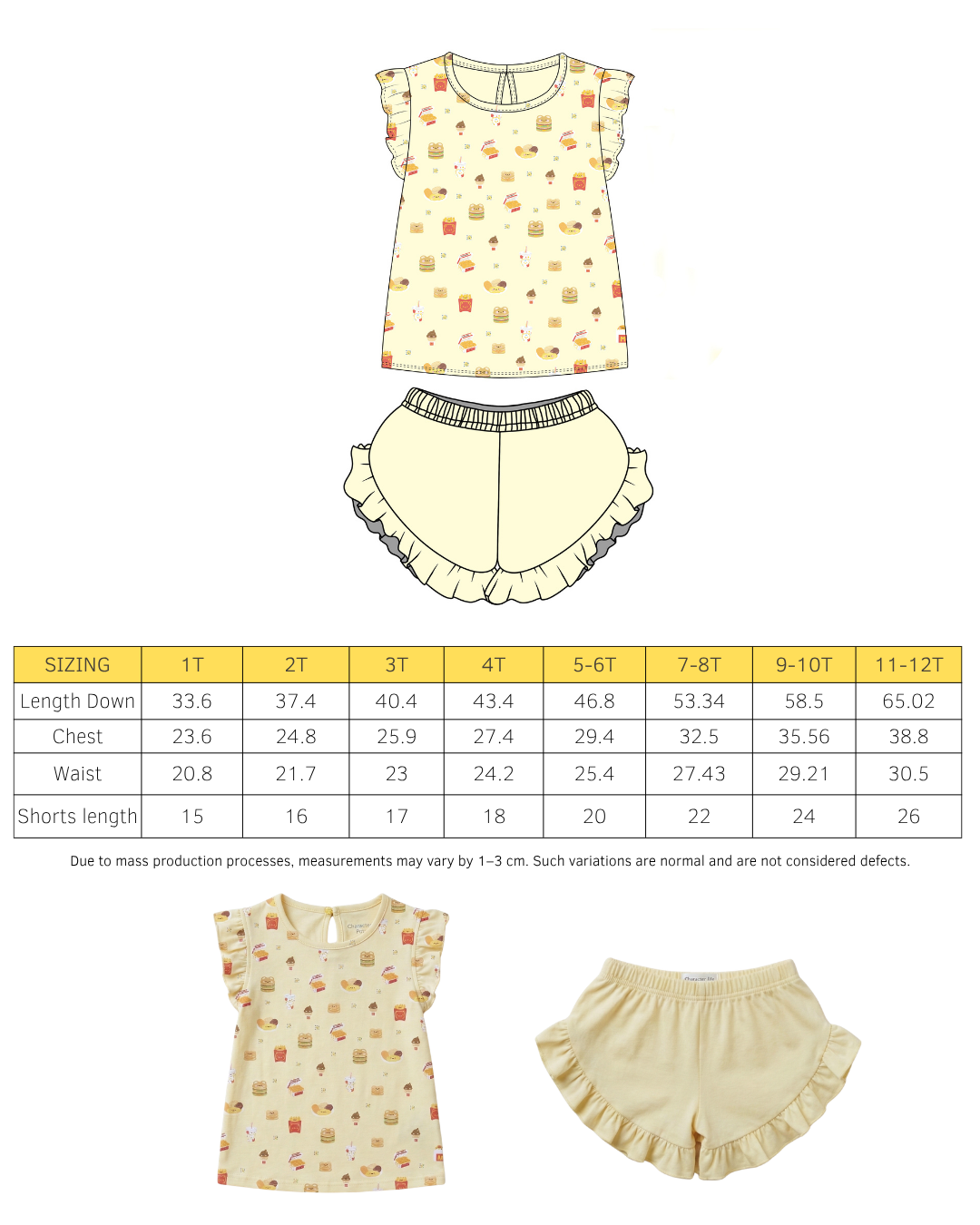 Tiny Foodies Summer Girls Bamboo Set