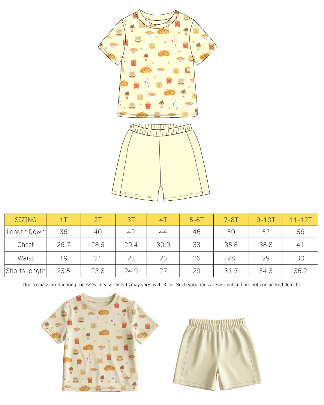 Tiny Foodies Chill Unisex Bamboo Set