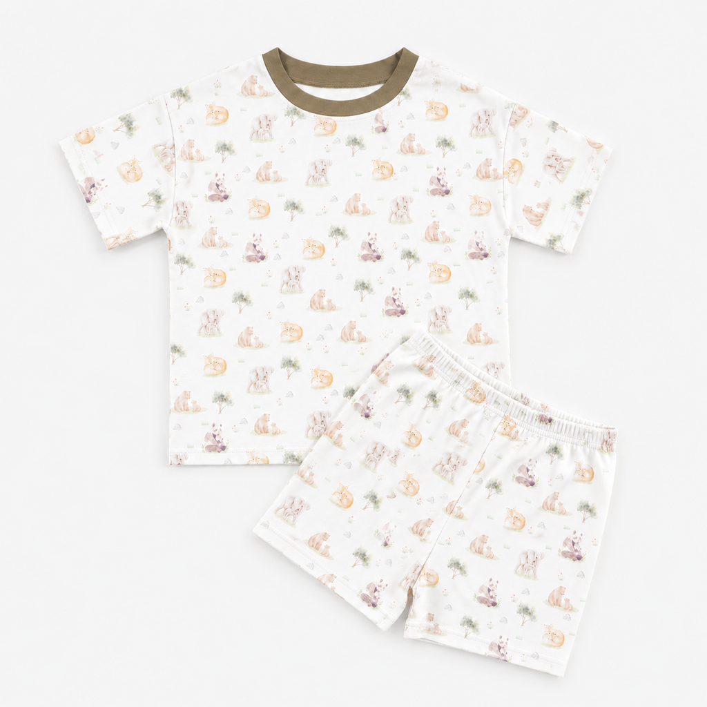 Little Love Bamboo Shorts Set