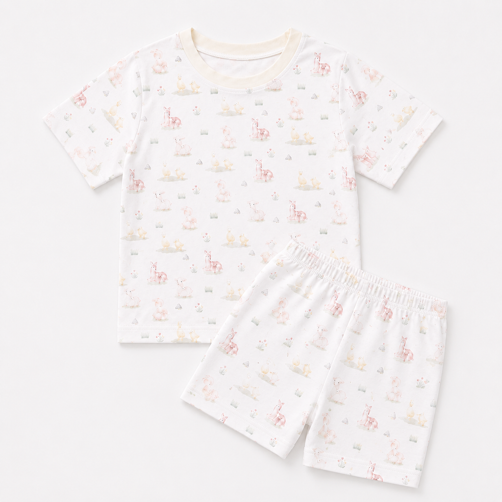 Little Ones Bamboo Shorts Set