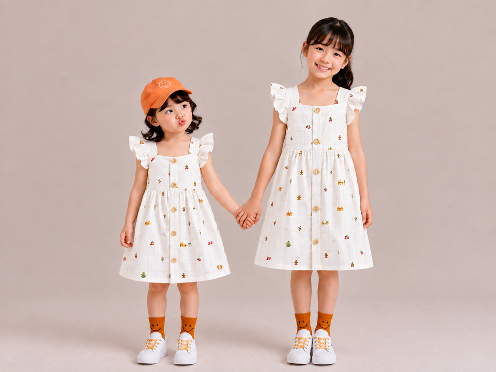 Merry Little Things Classic Ruffle Dress