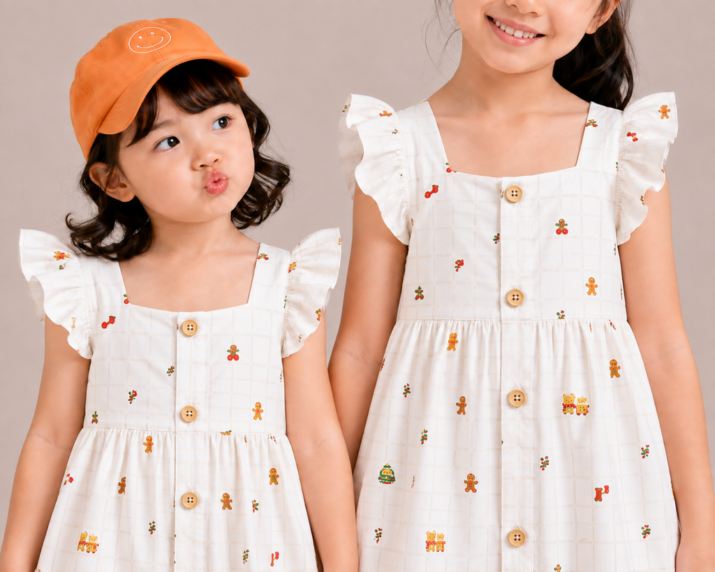 Merry Little Things Classic Ruffle Dress