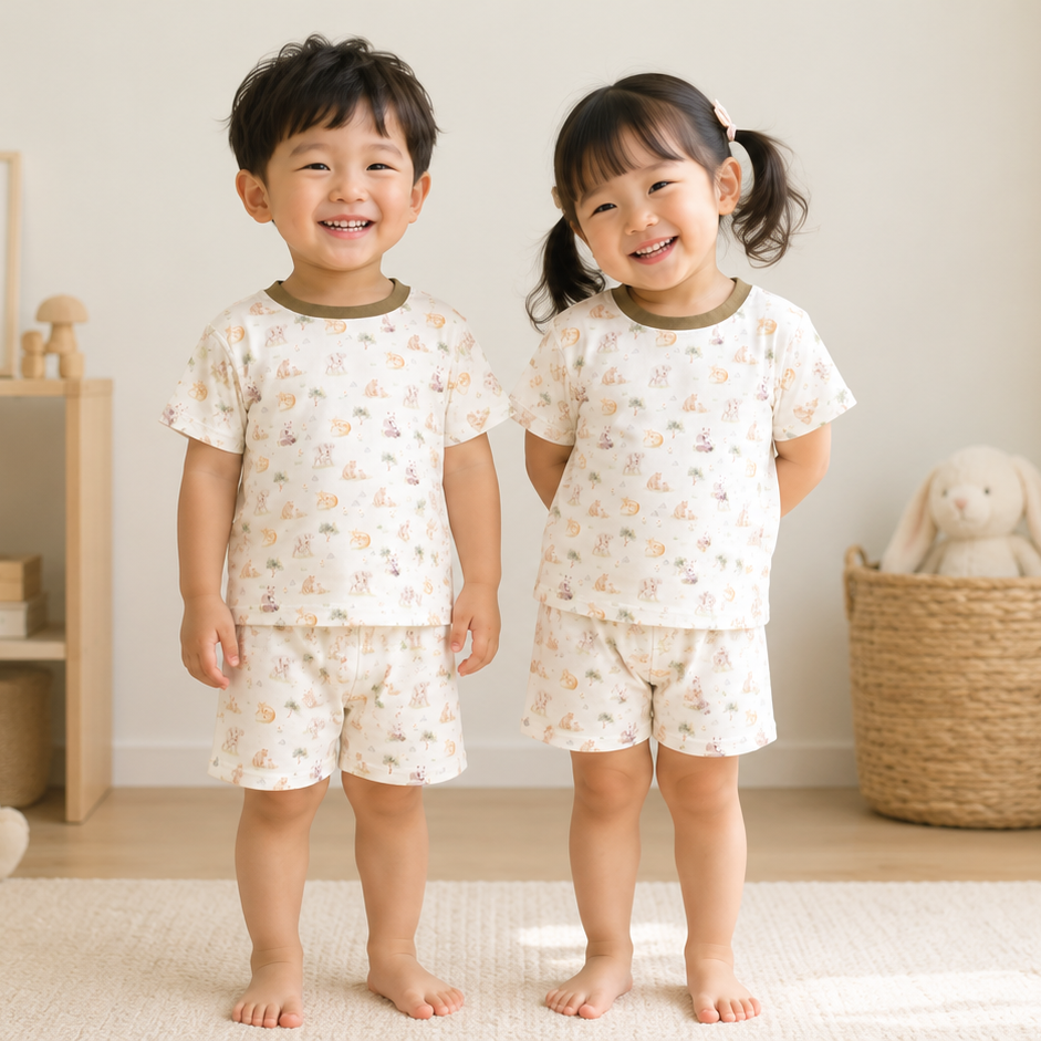 Little Love Bamboo Shorts Set
