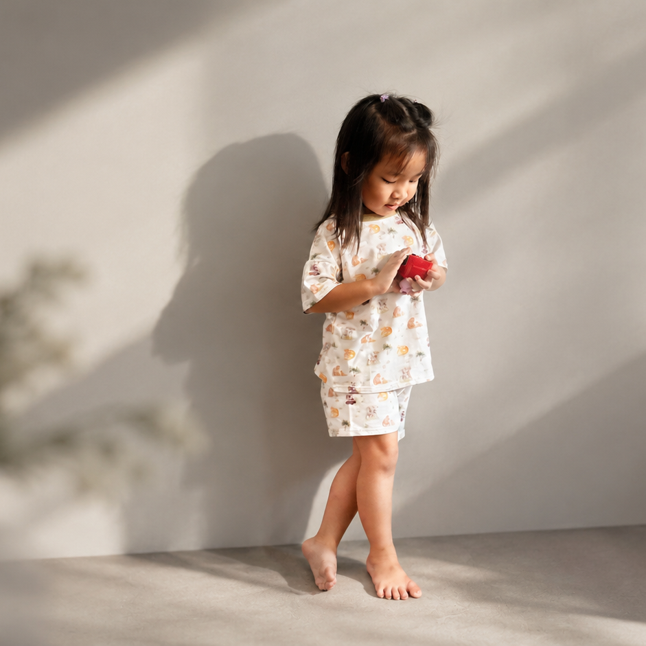 Little Love Bamboo Shorts Set