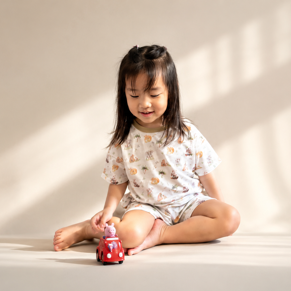 Little Love Bamboo Shorts Set
